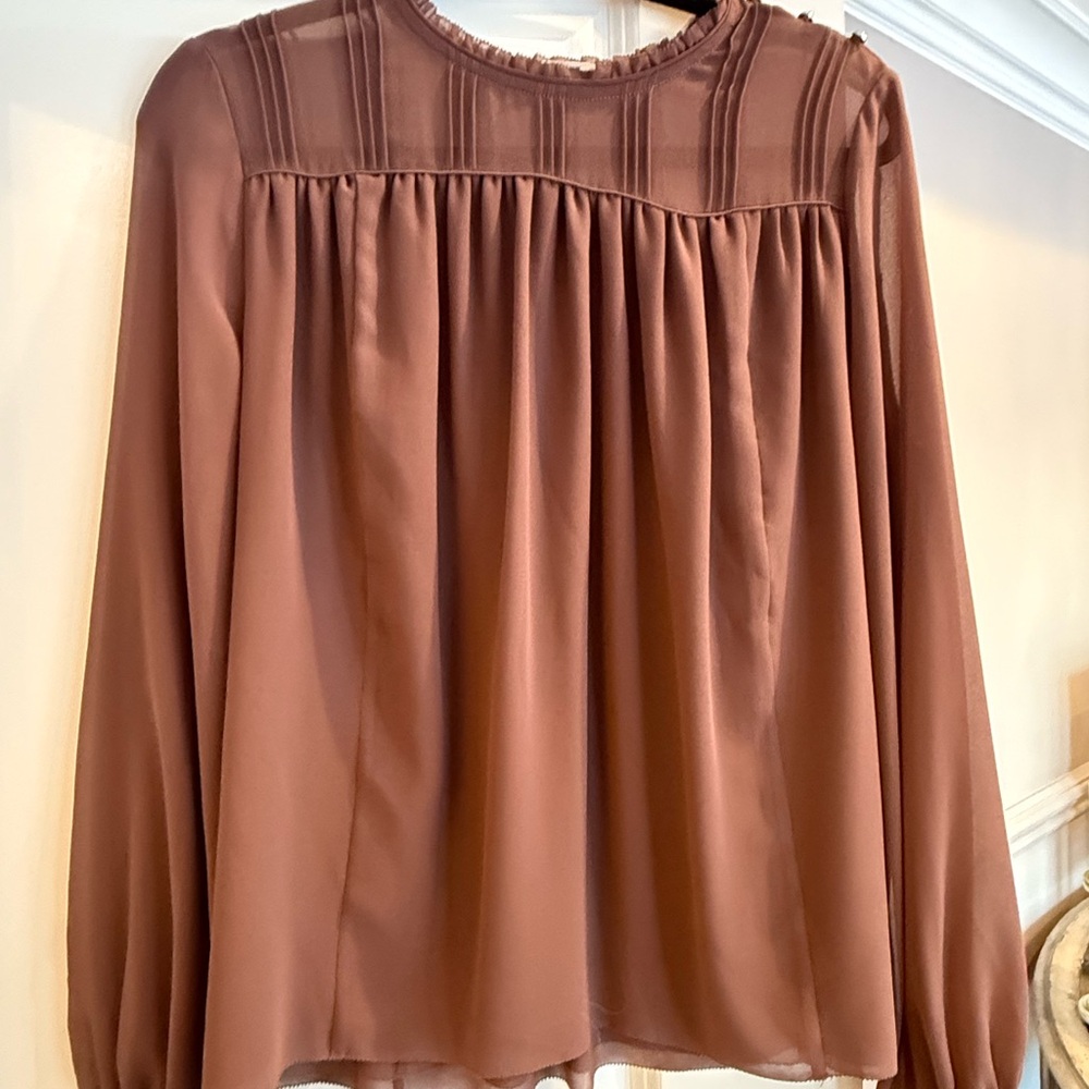 Elegant Brown Women's Top